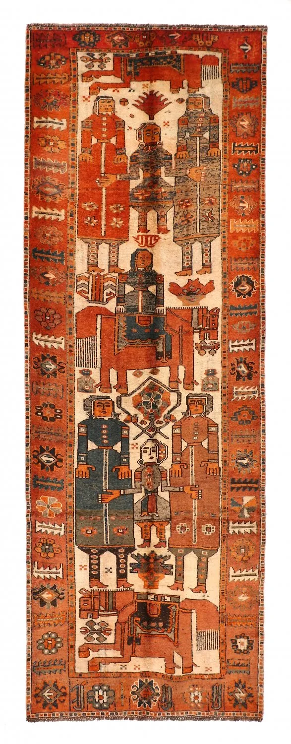 Tapis oriental Hamedan 405 x 138 cm