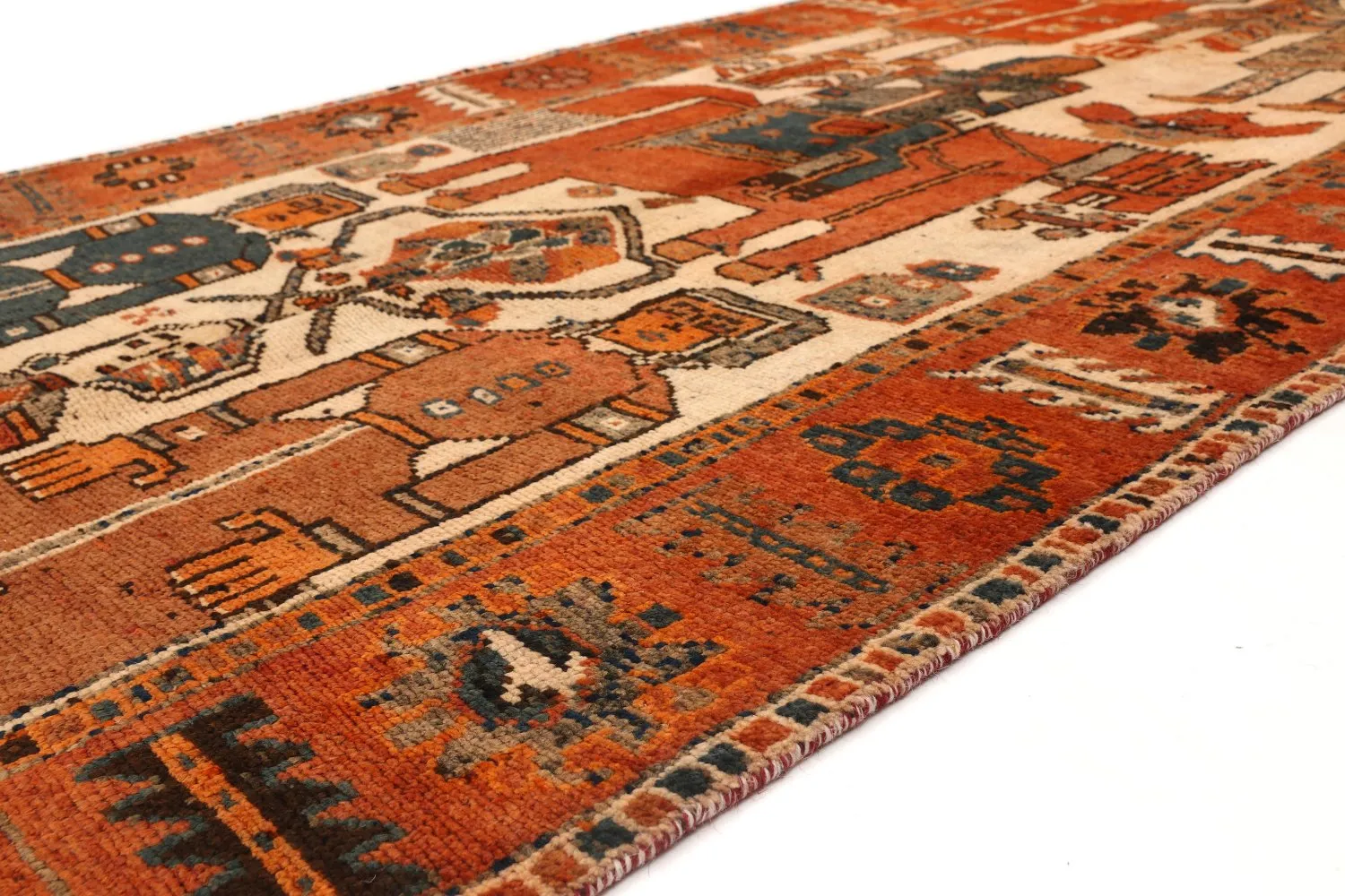 Tapis oriental Hamedan 405 x 138 cm