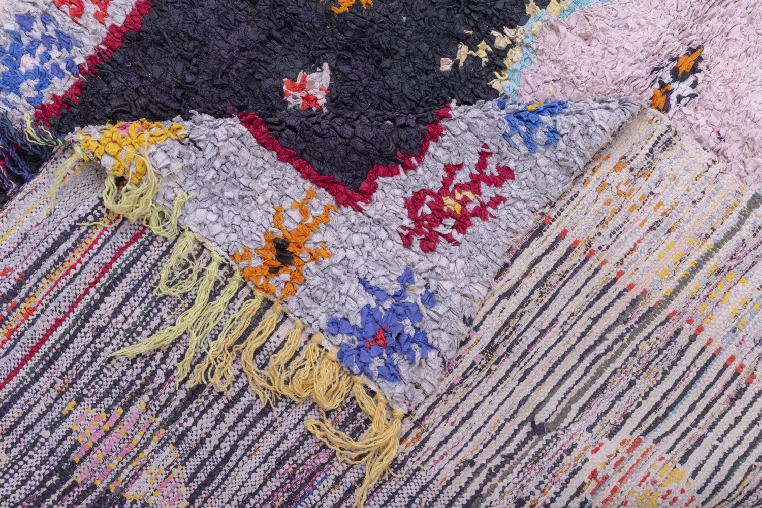 Tapis Marocain Berbère Boucherouite 195 x 120 cm
