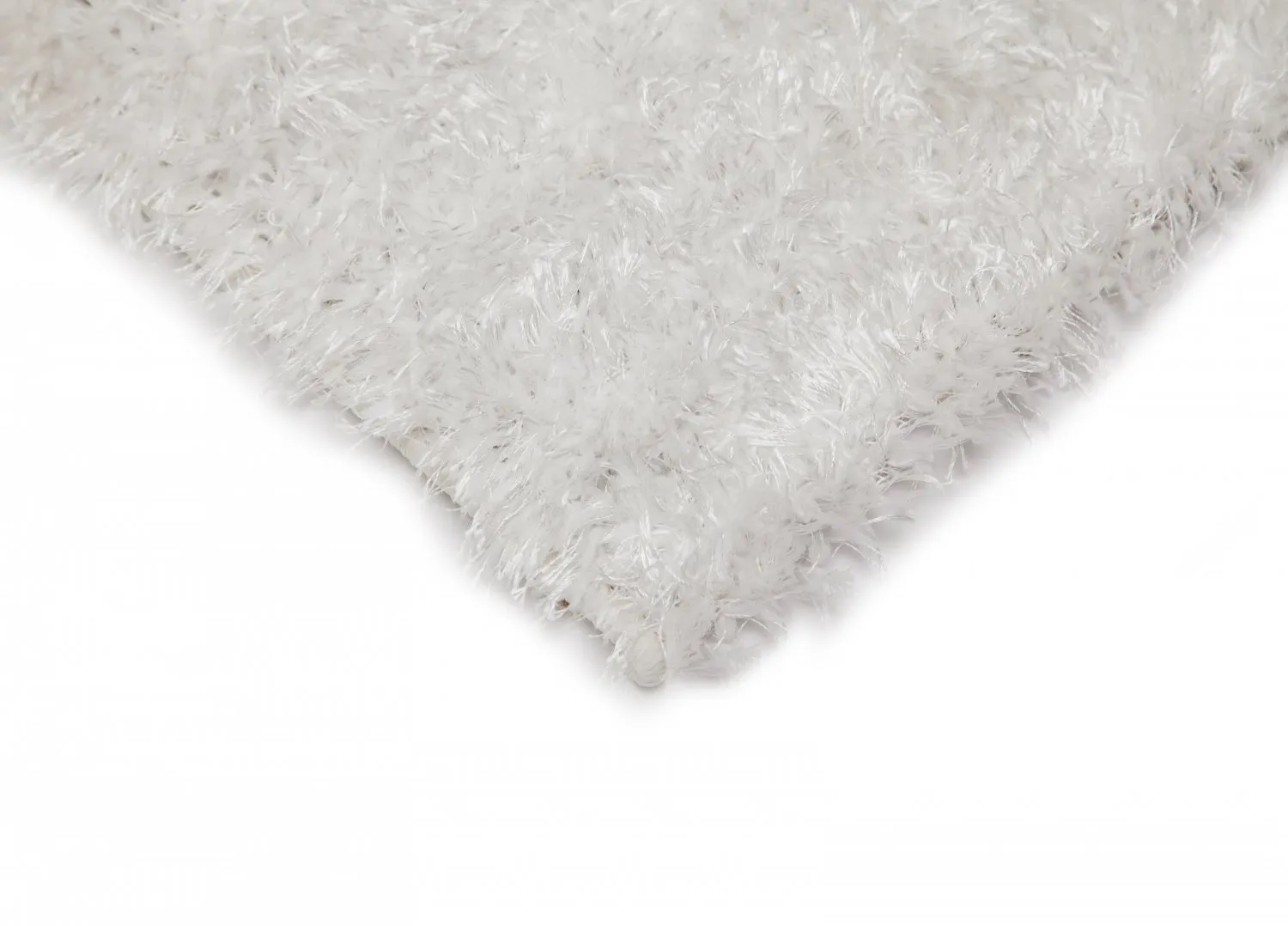 Tapis à poils longs - Safir (blanc)