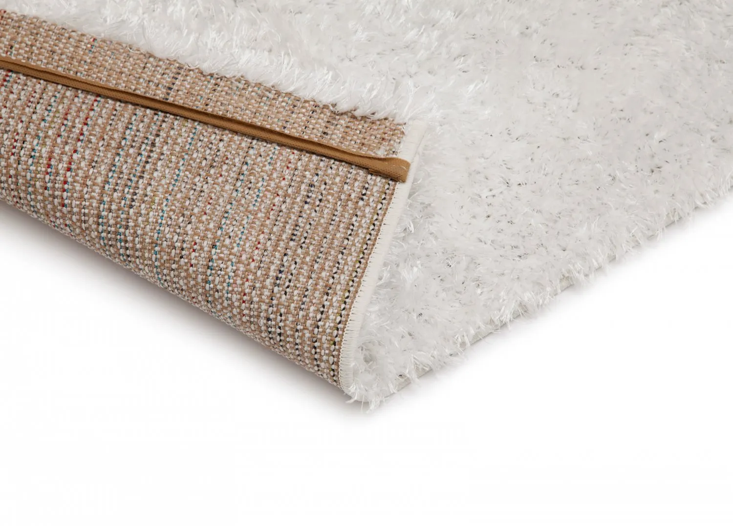Tapis à poils longs - Safir (blanc)