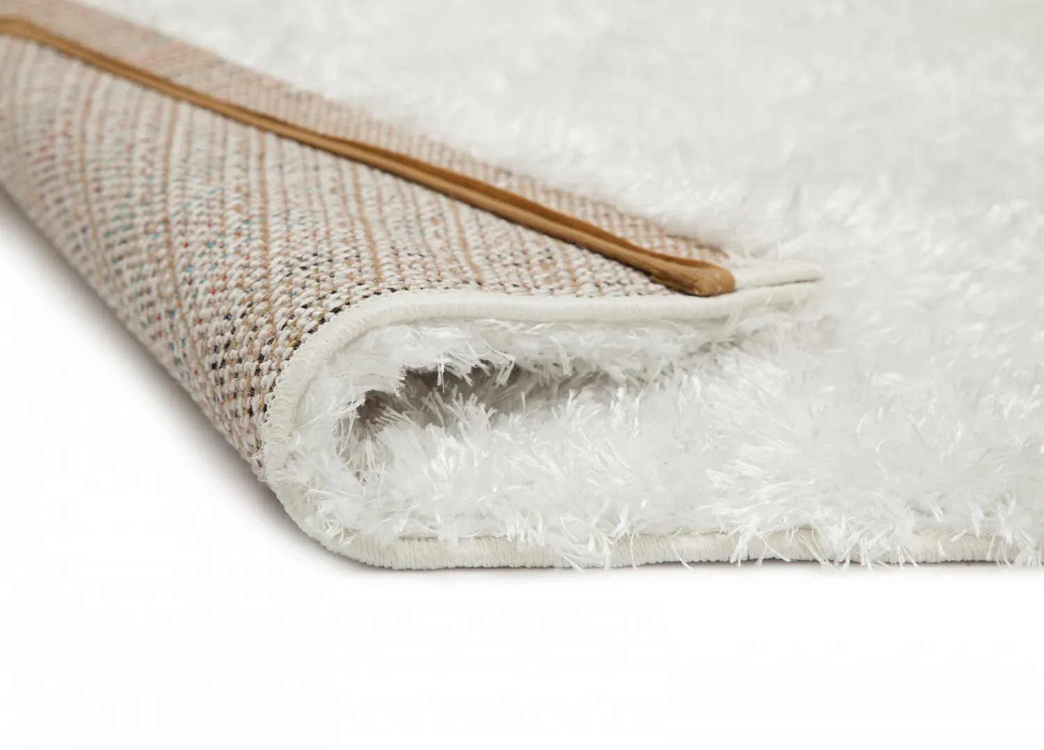 Tapis à poils longs - Safir (blanc)