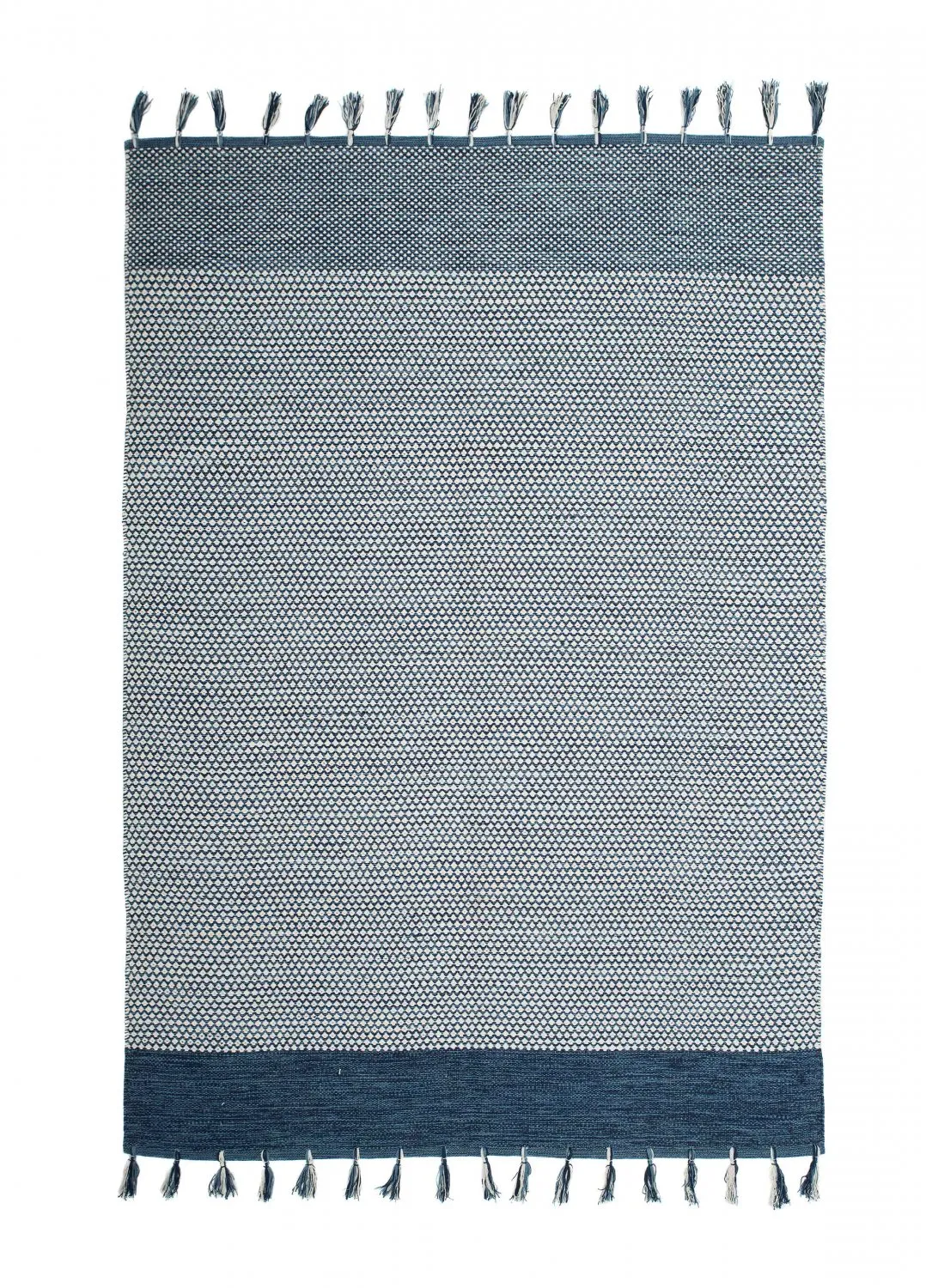 Tapis patchwork - Vinga (bleu)