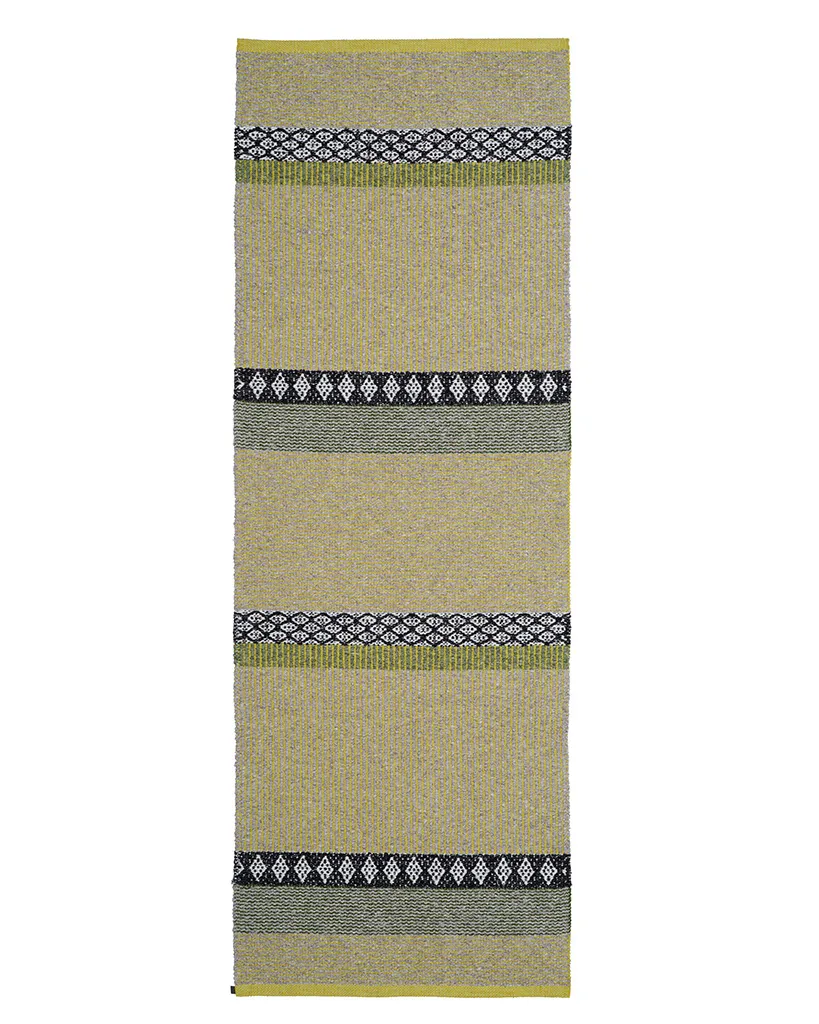 Tapis en plastique et fil - Horredsmattan Forest Mix (jaune)