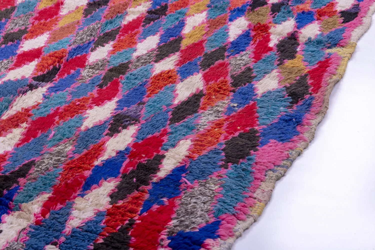 Tapis Marocain Berbère Boucherouite 220 x 110 cm