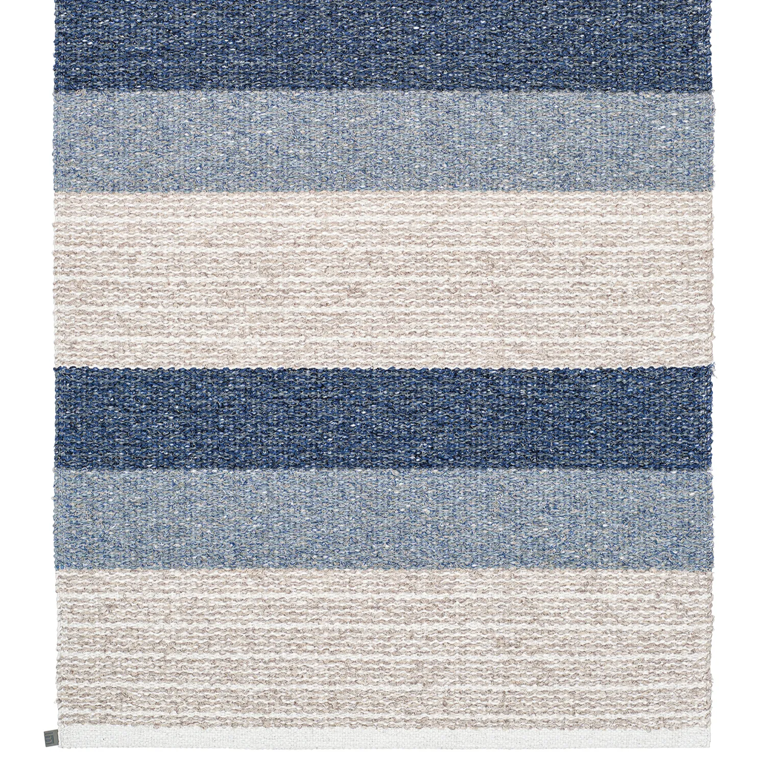 Tapis en plastique et fils - Horredsmattan Myra mix (bleu)