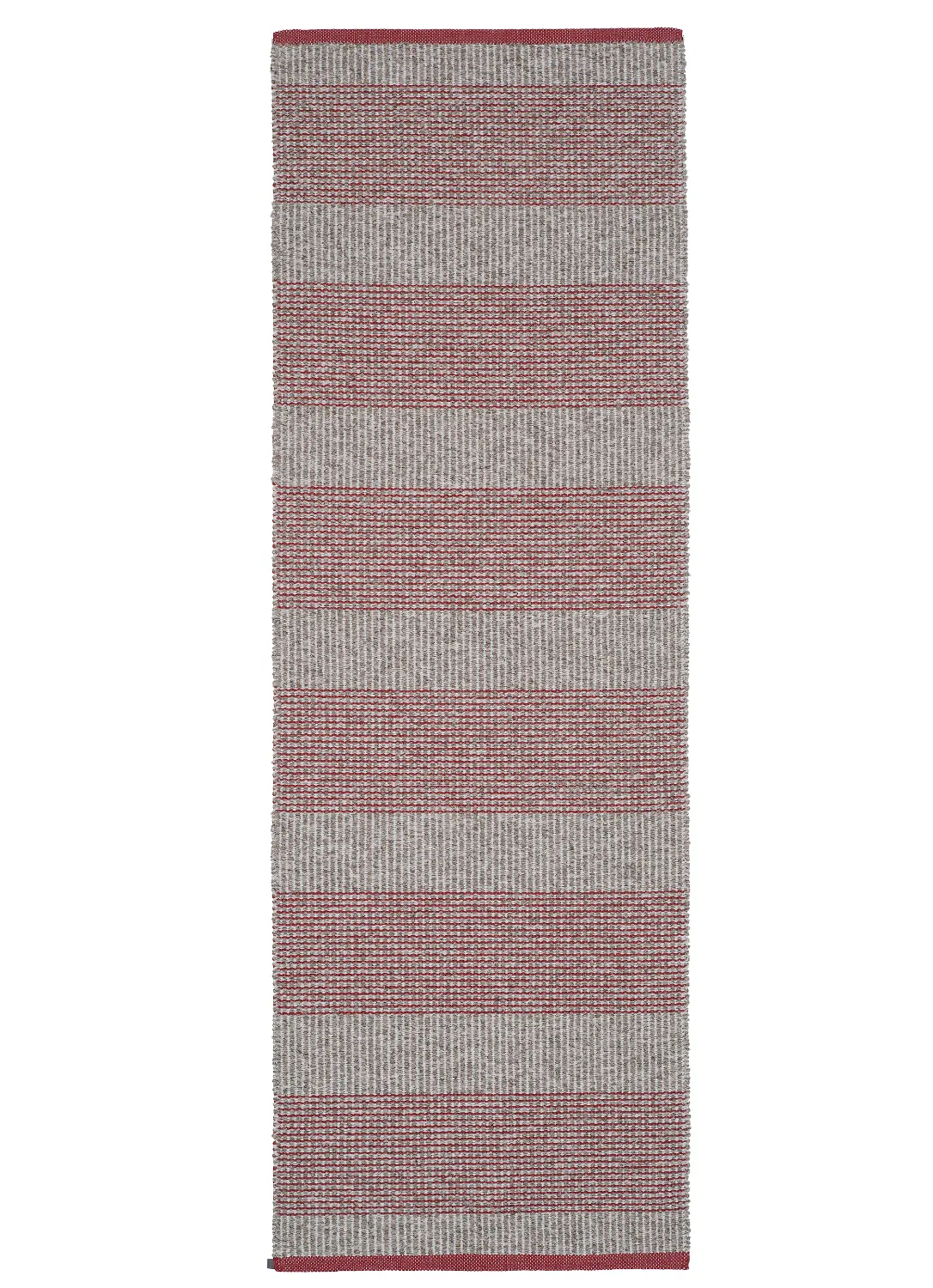 Tapis en plastique et fils - Horredsmattan Penny mix (rouge)