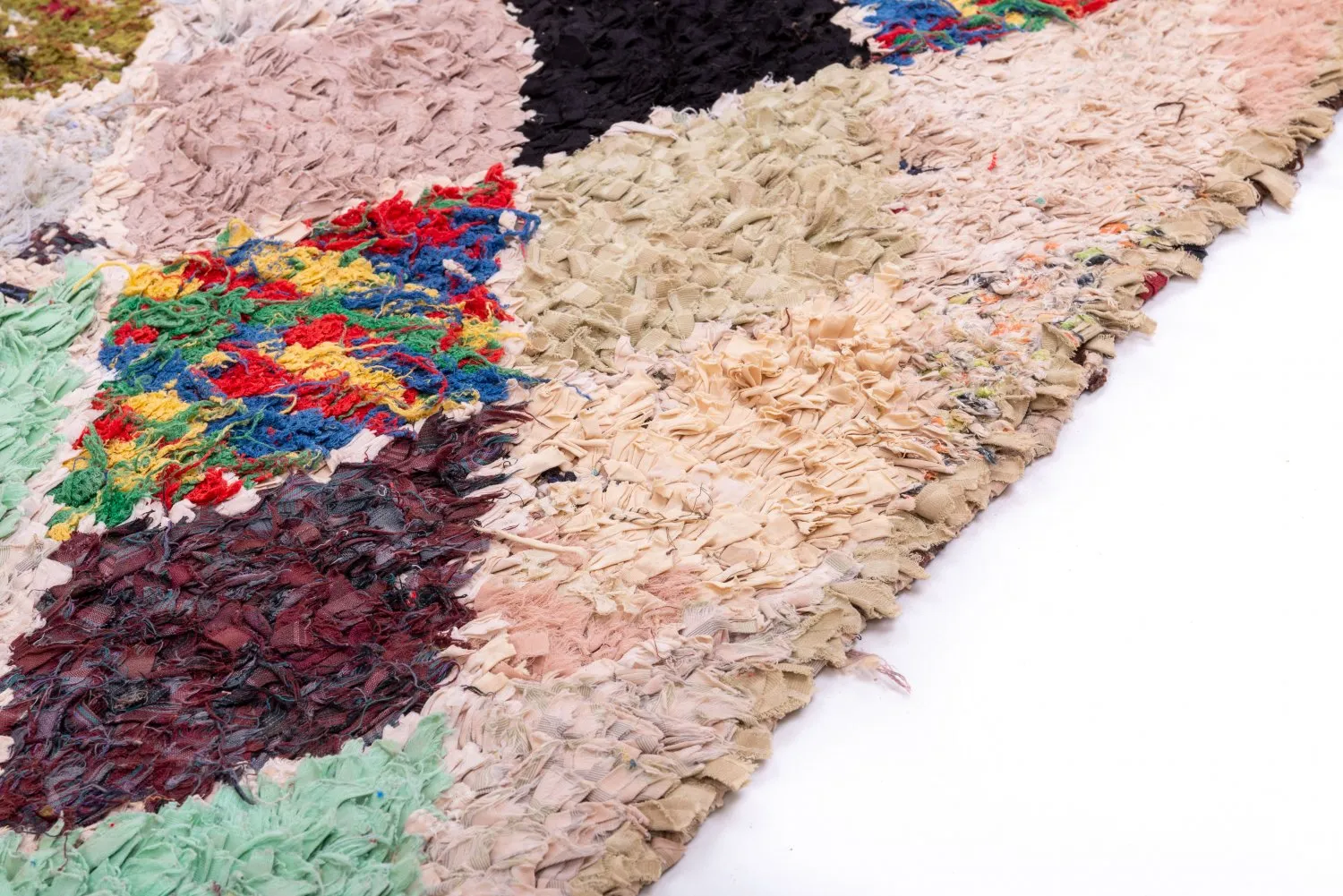 Tapis Marocain Berbère Boucherouite 240 x 115 cm