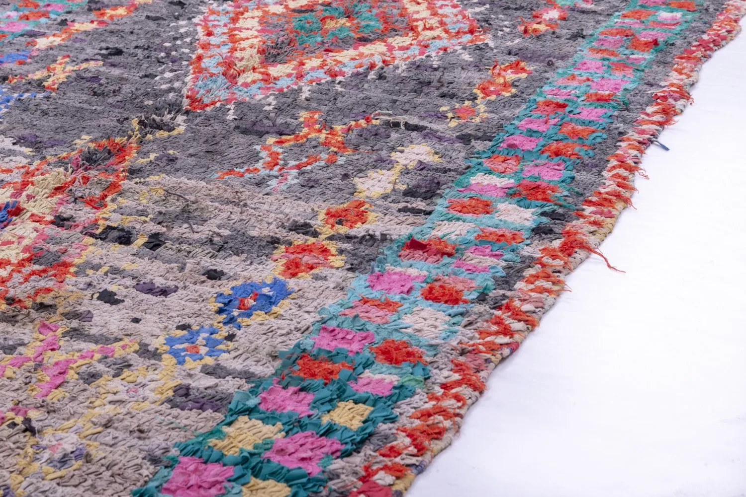 Tapis Marocain Berbère Boucherouite 230 x 125 cm