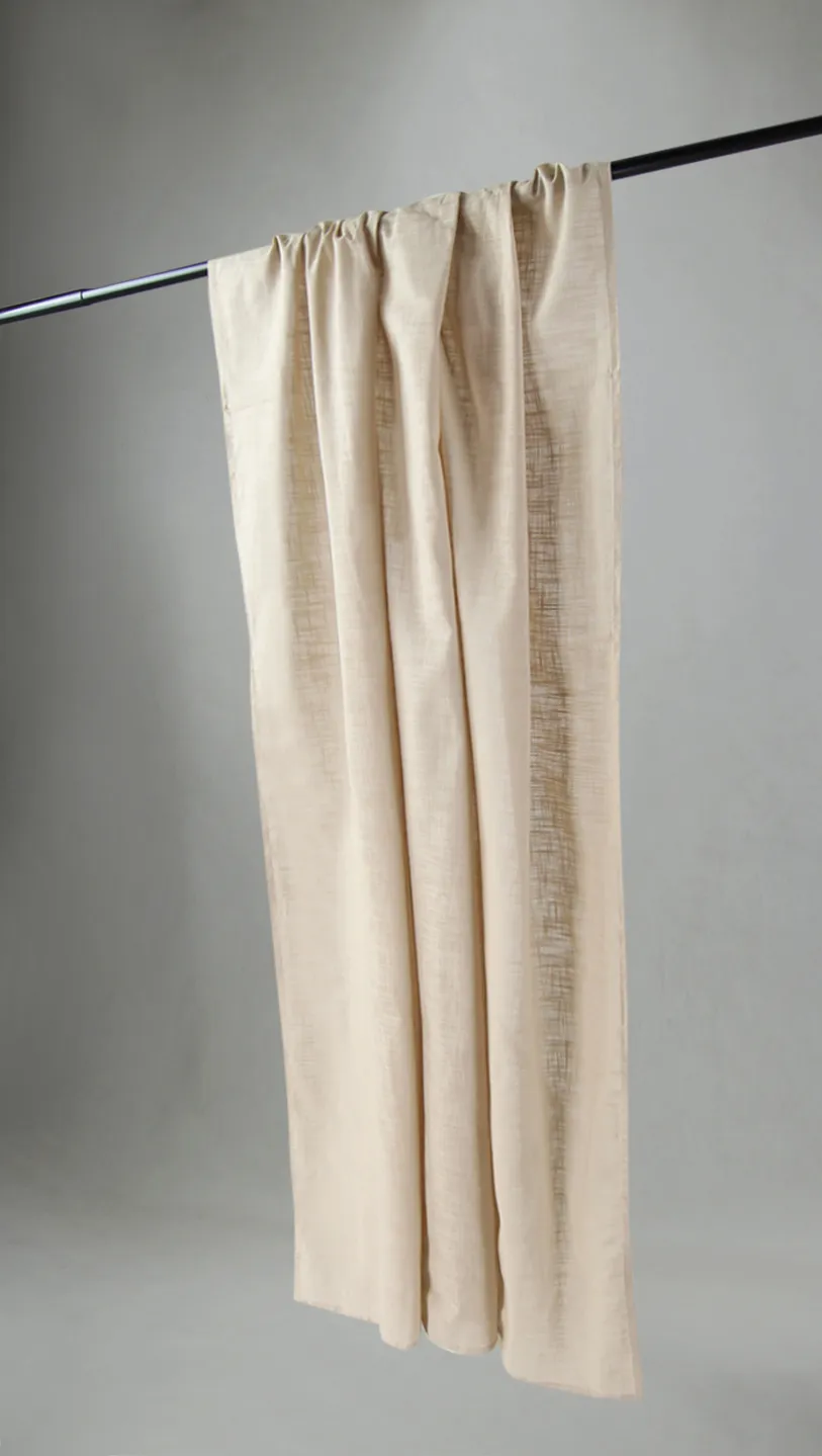 Rideaux - Rideau en coton - Lollo (beige clair)