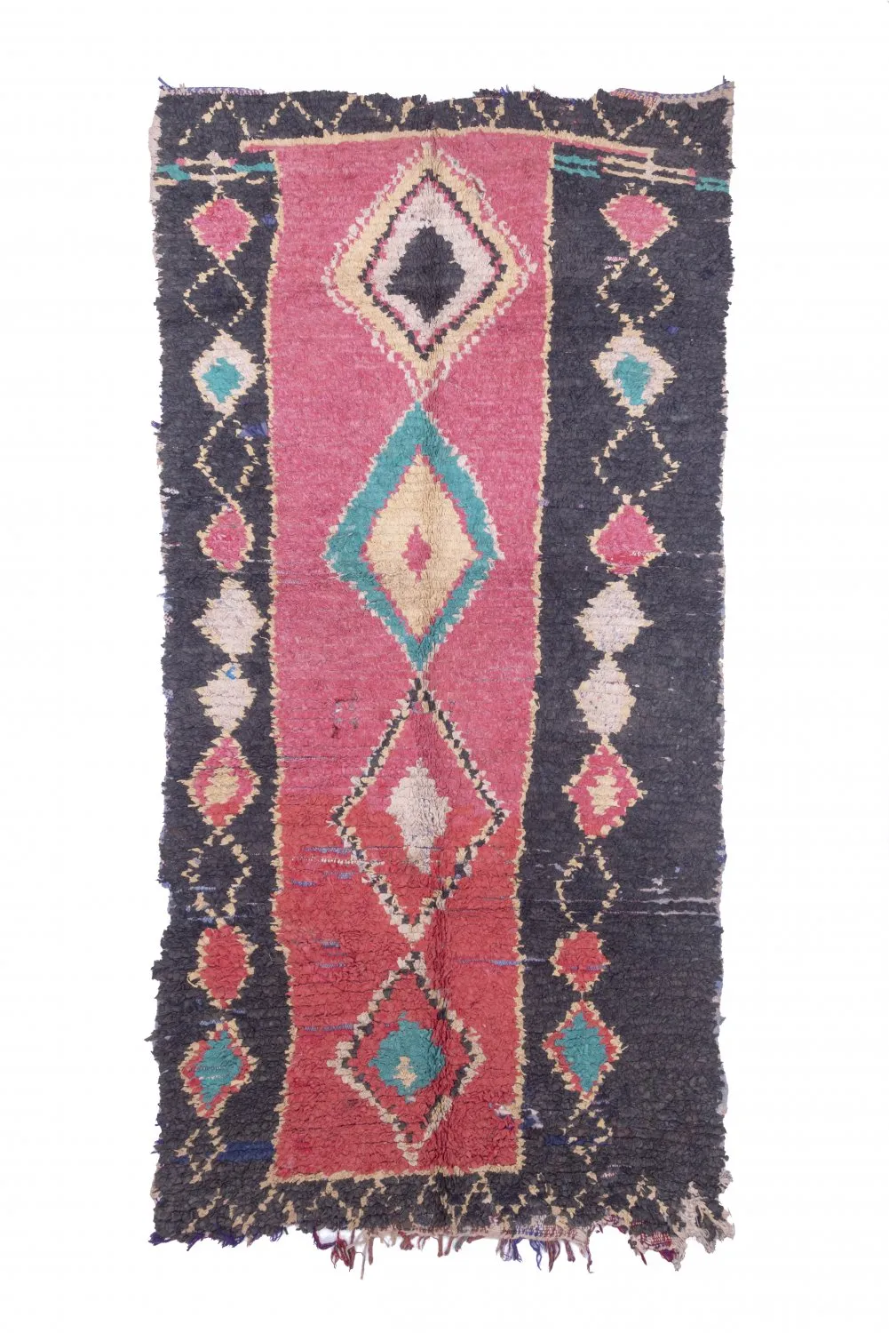Tapis Marocain Berbère Boucherouite 275 x 135 cm