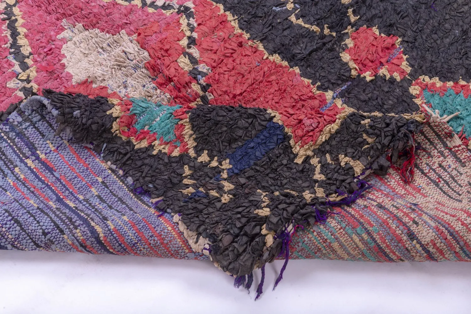 Tapis Marocain Berbère Boucherouite 275 x 135 cm