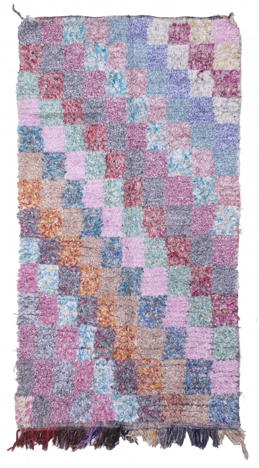 Tapis Marocain Berbère Boucherouite 210 x 105 cm