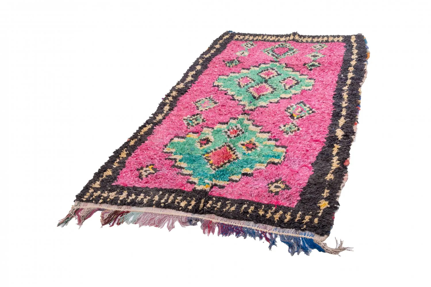 Tapis Marocain Berbère Boucherouite 260 x 140 cm