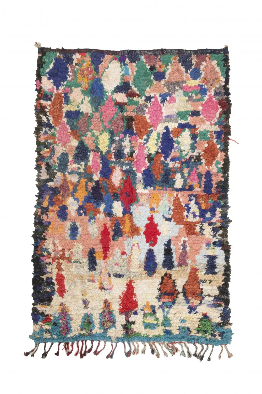 Tapis Marocain Berbère Boucherouite 220 x 140 cm