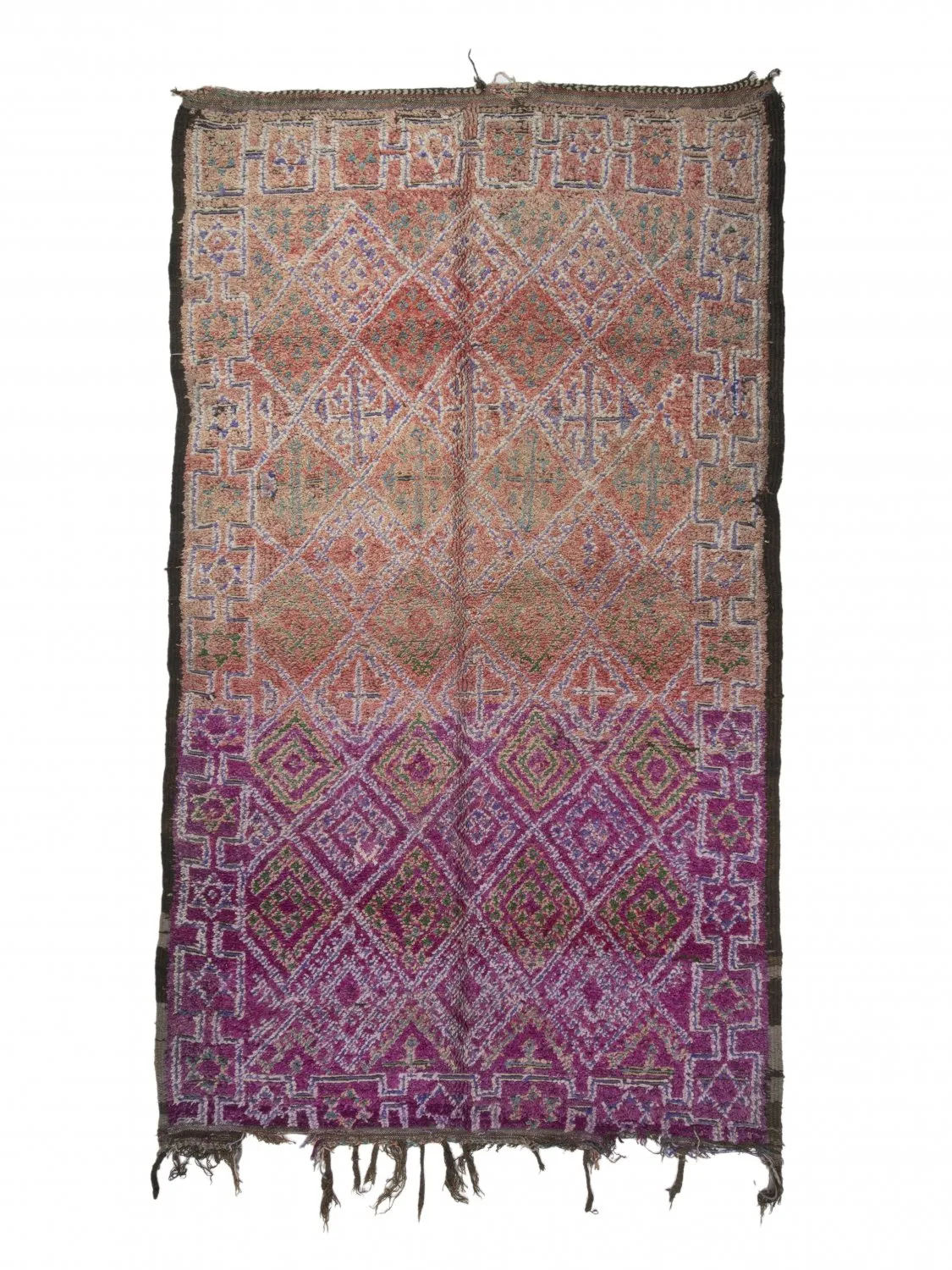Tapis Kilim marocain Azilal Édition spéciale 330 x 180 cm