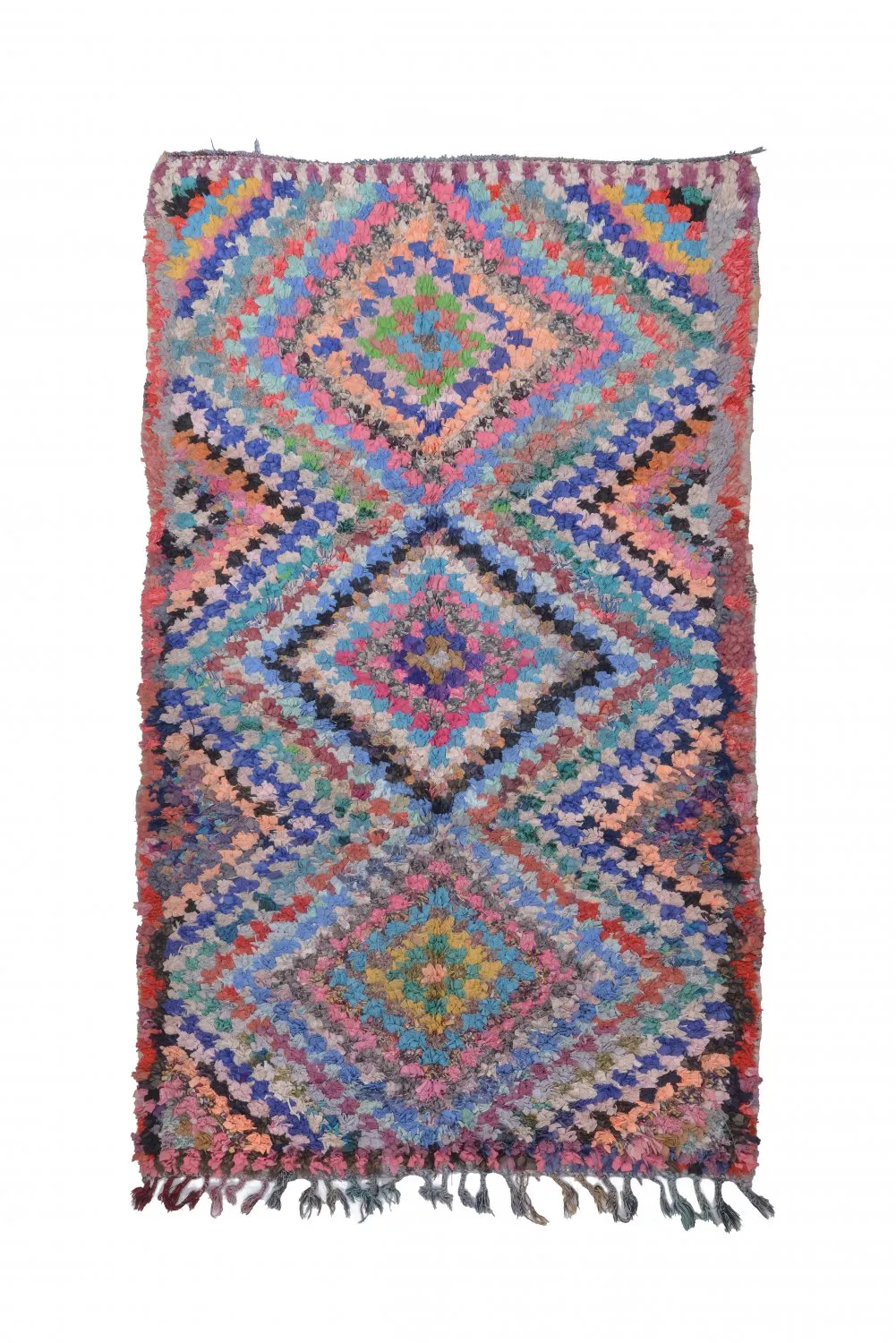 Tapis Marocain Berbère Boucherouite 230 x 135 cm