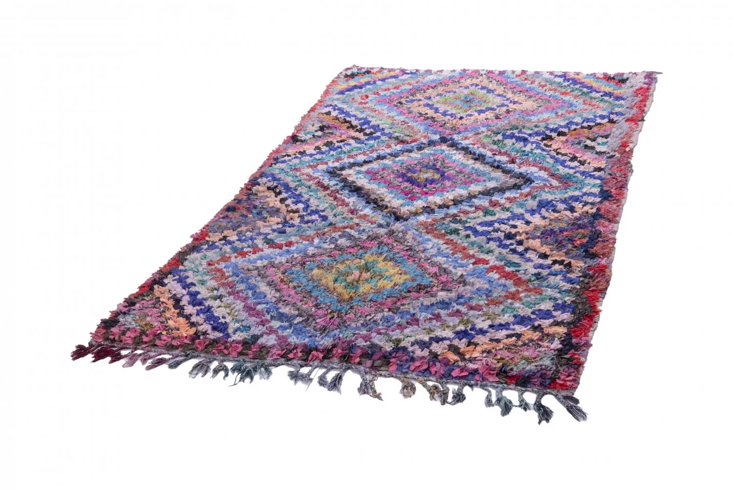 Tapis Marocain Berbère Boucherouite 230 x 135 cm