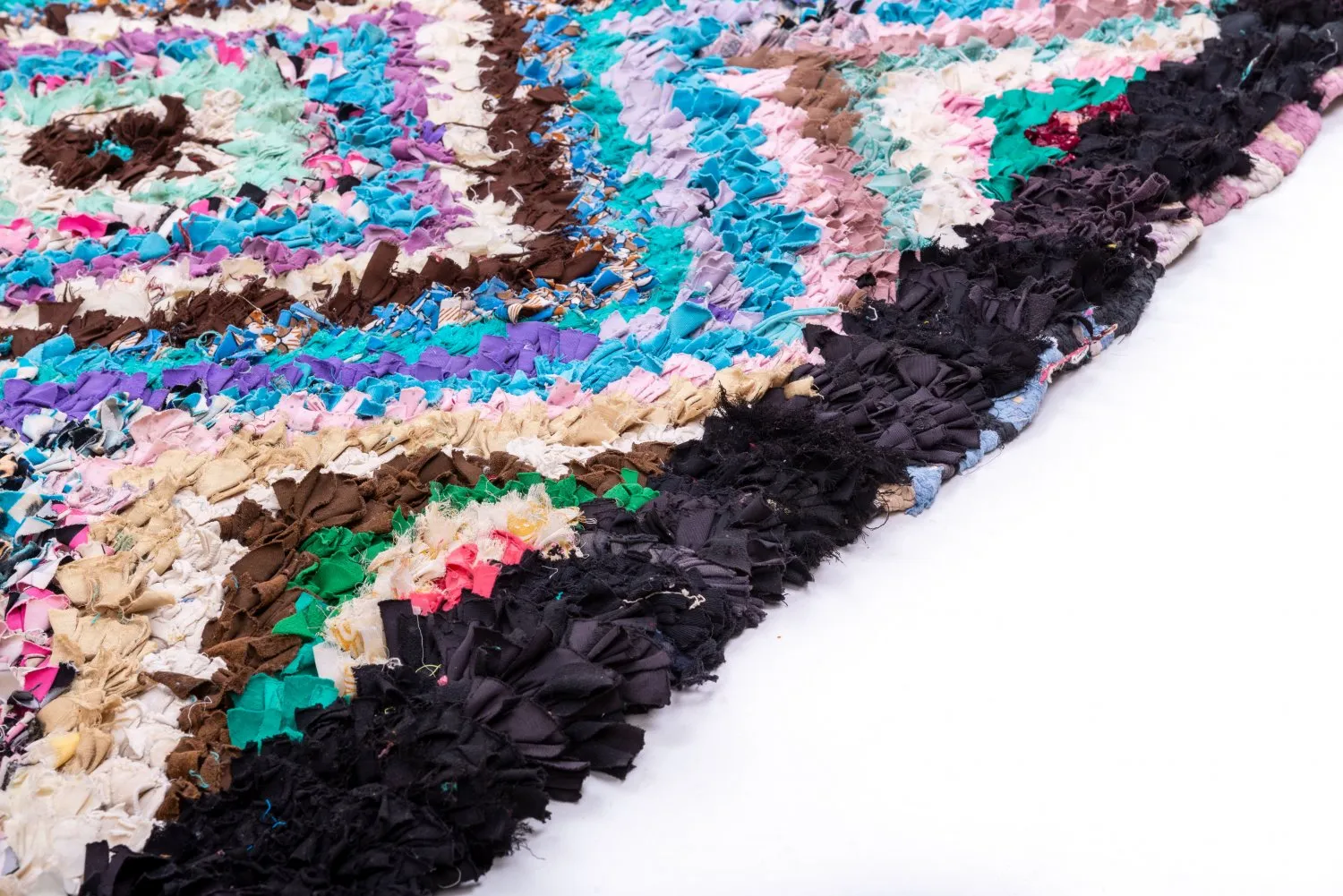 Tapis Marocain Berbère Boucherouite 195 x 120 cm