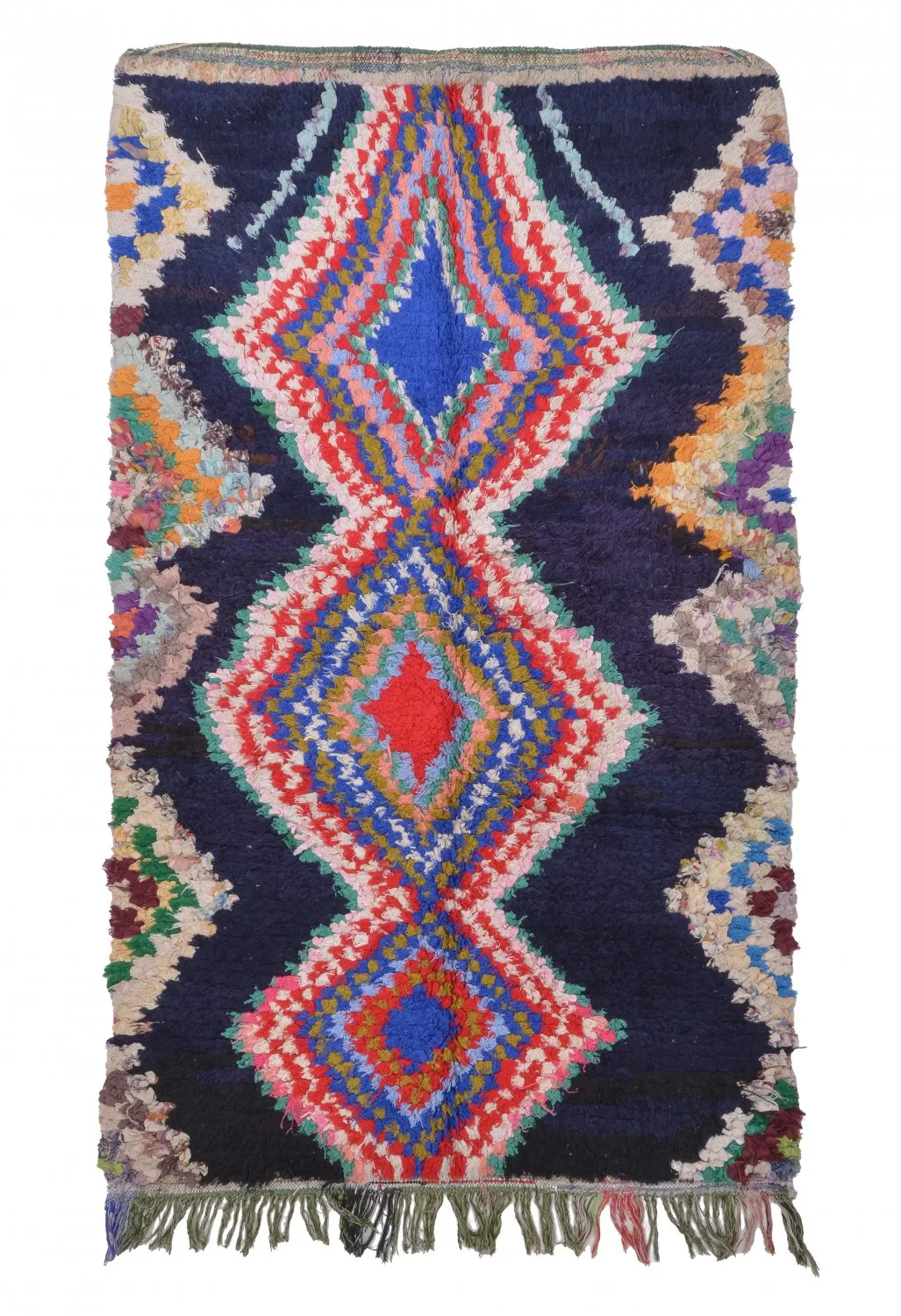 Tapis Marocain Berbère Boucherouite 190 x 115 cm