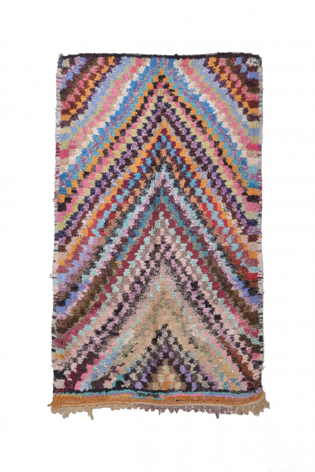 Tapis Marocain Berbère Boucherouite 220 x 125 cm