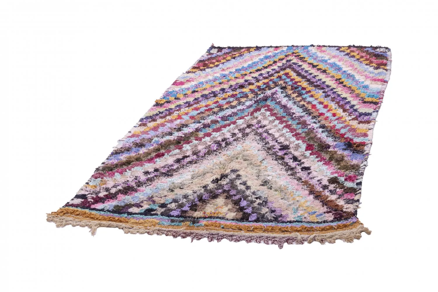Tapis Marocain Berbère Boucherouite 220 x 125 cm