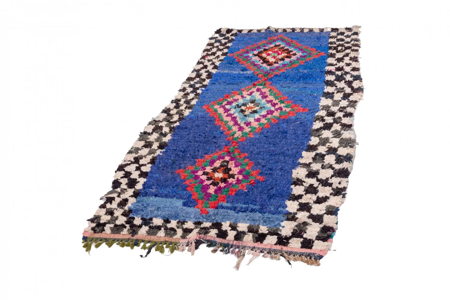 Tapis Marocain Berbère Boucherouite 285 x 90 cm
