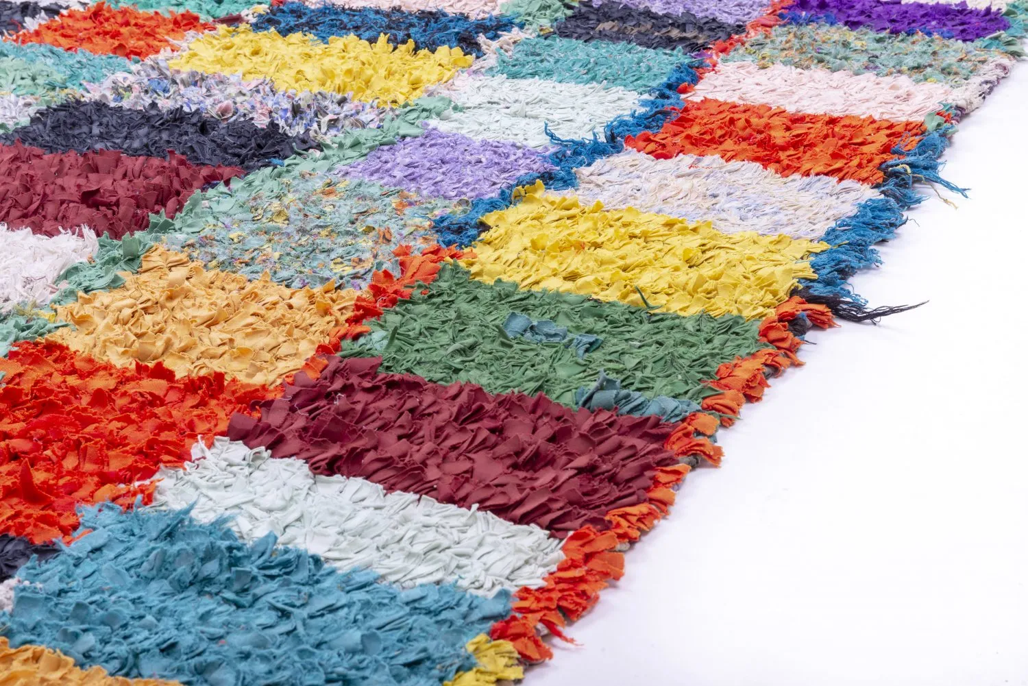 Tapis Marocain Berbère Boucherouite 250 x 120 cm