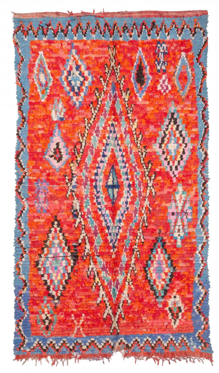 Tapis Marocain Berbère Boucherouite 265 x 150 cm