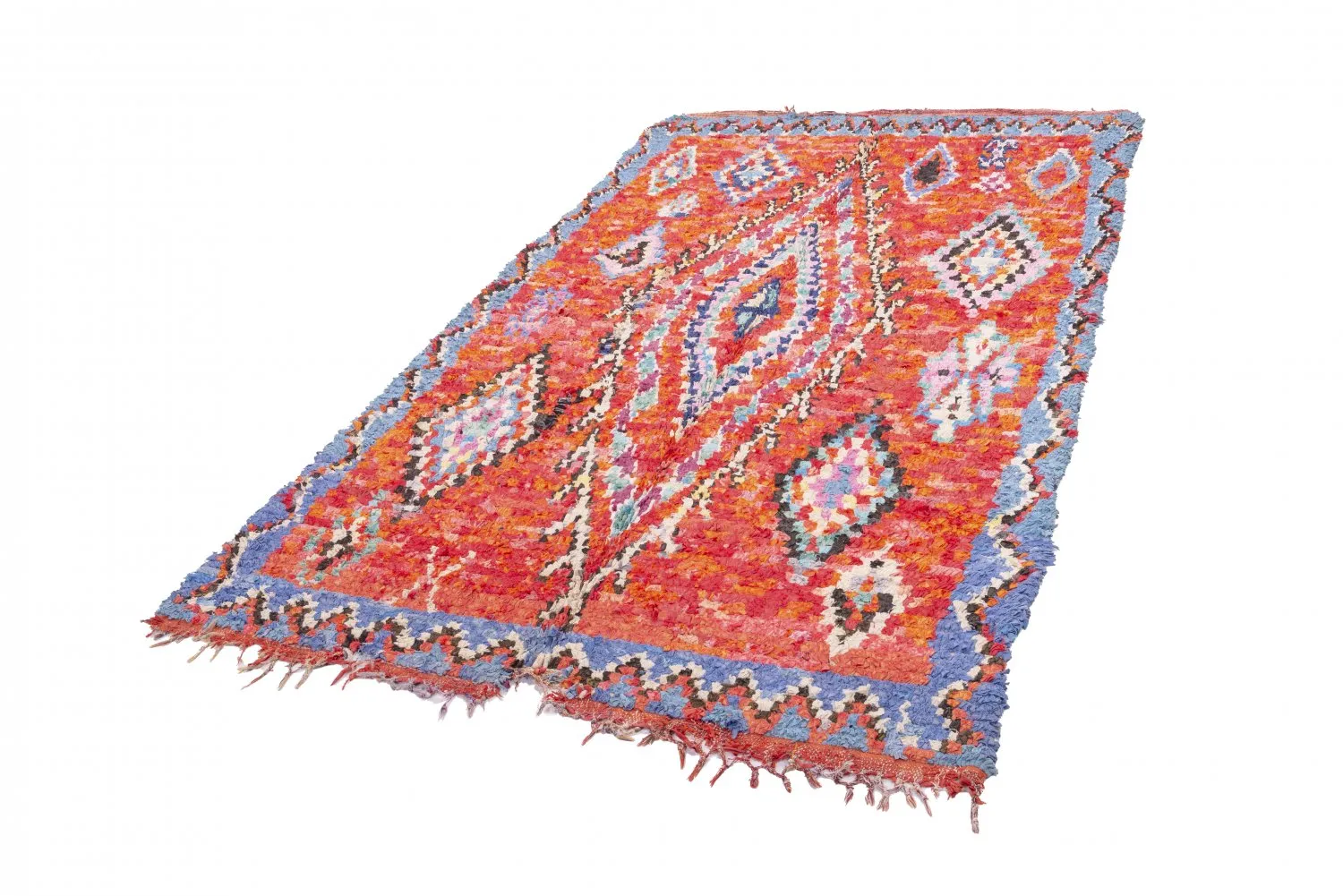 Tapis Marocain Berbère Boucherouite 265 x 150 cm