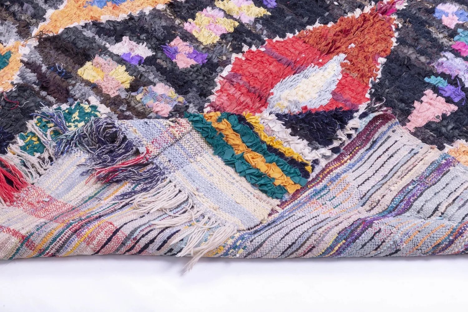 Tapis Marocain Berbère Boucherouite 235 x 150 cm