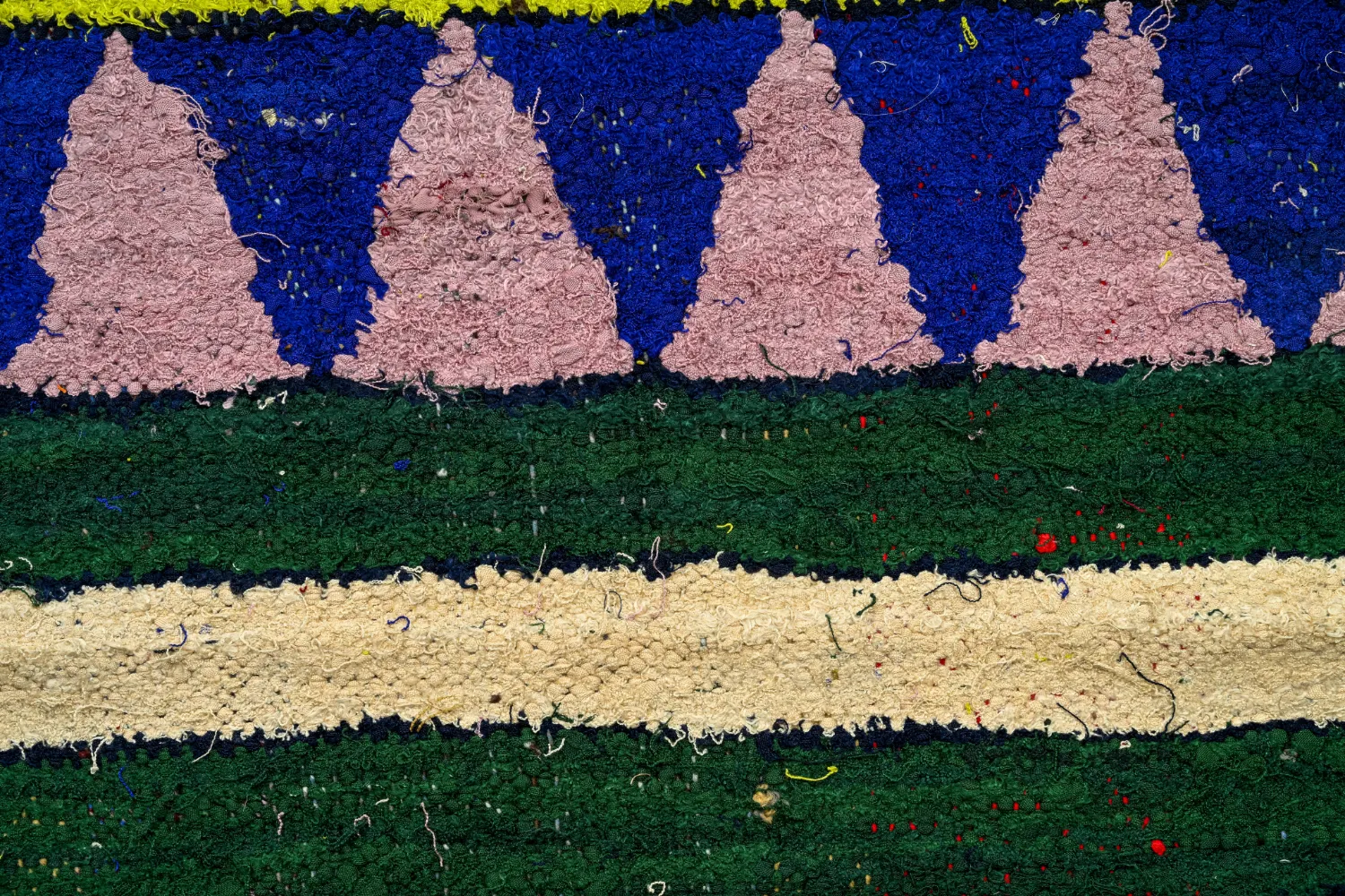Tapis berbère marocain Boucherouite 170 x 255 cm