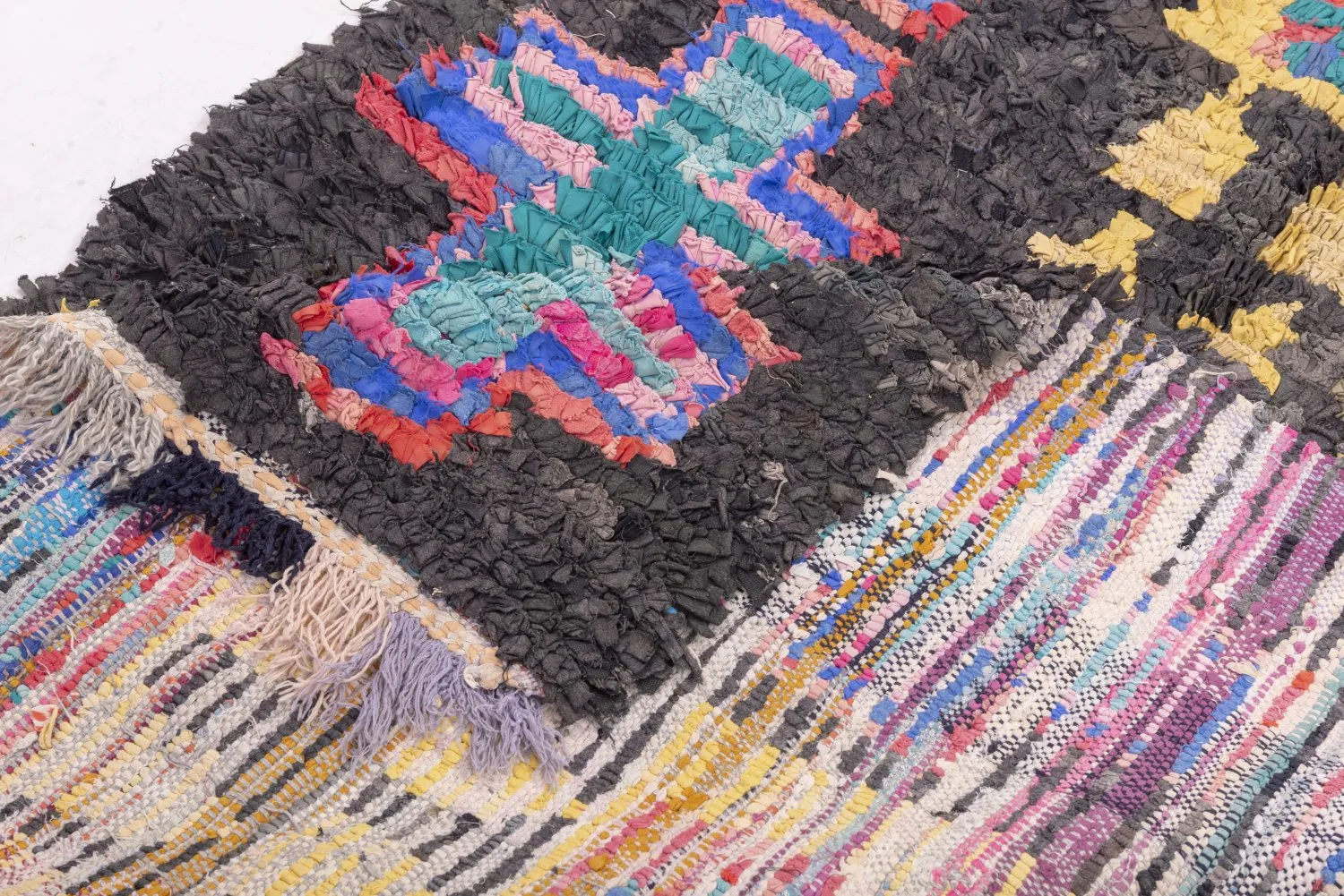Tapis Marocain Berbère Boucherouite 310 x 115 cm