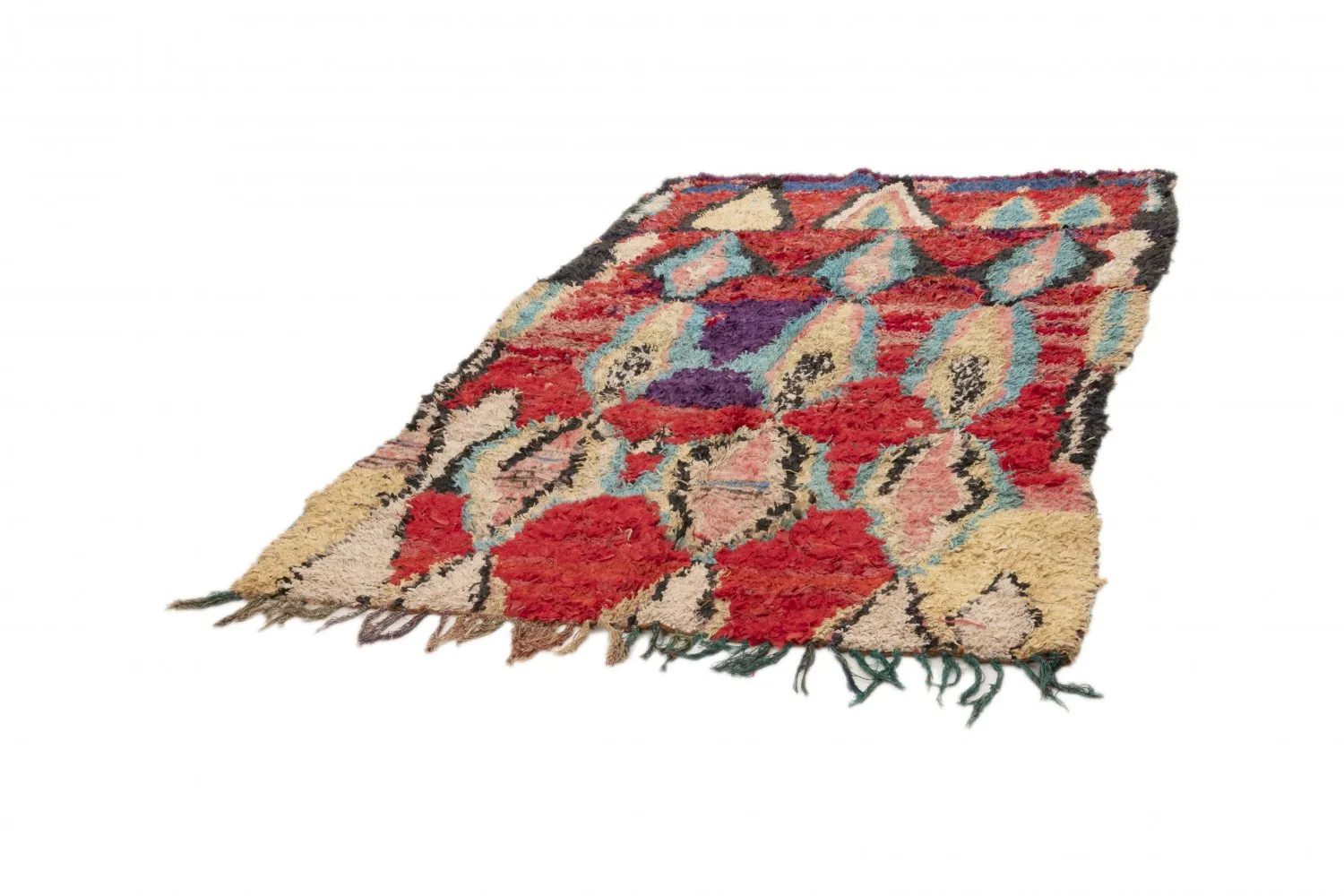 Tapis Marocain Berbère Boucherouite 235 x 160 cm