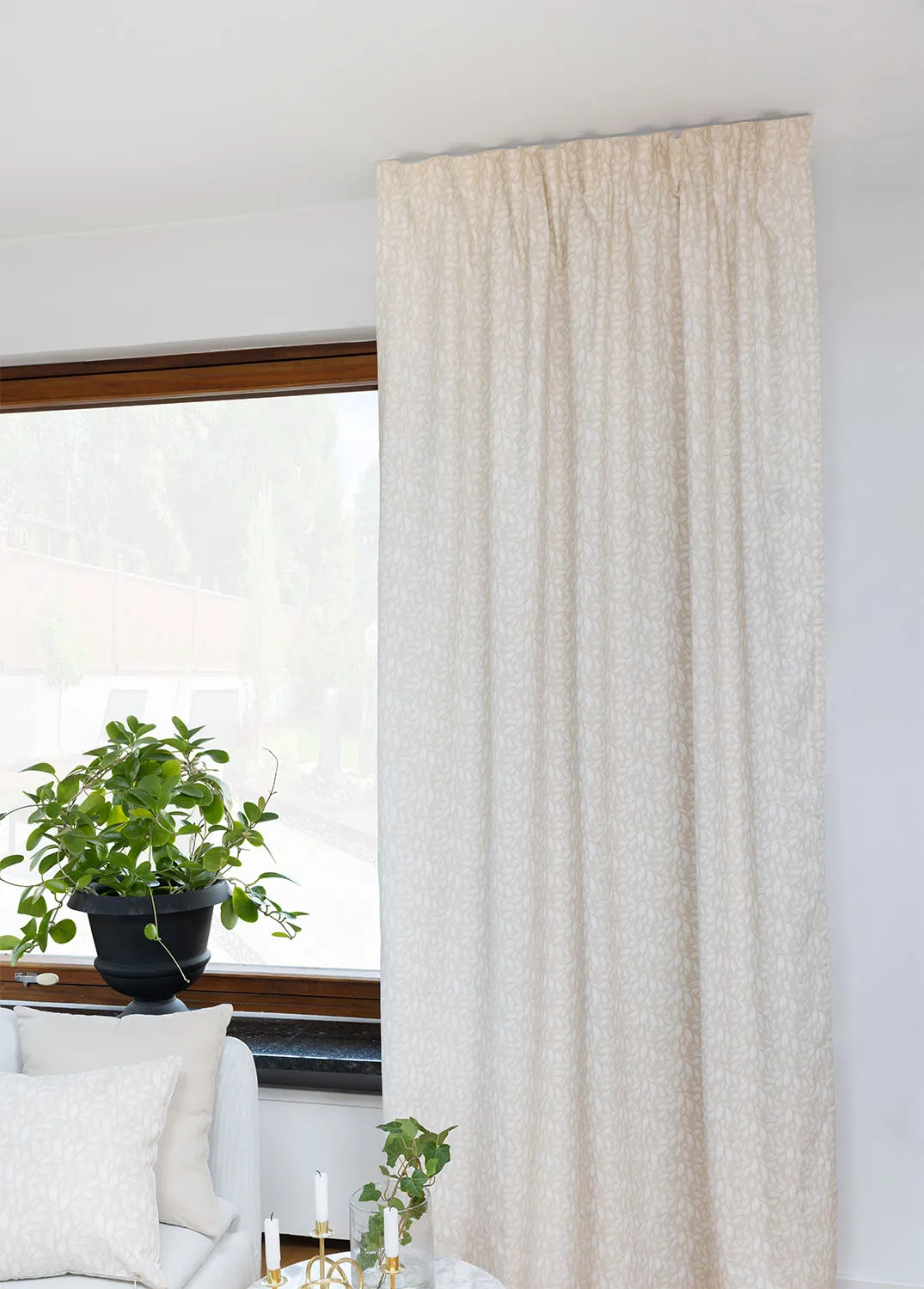 Rideaux - Rideau en coton Satu (beige)