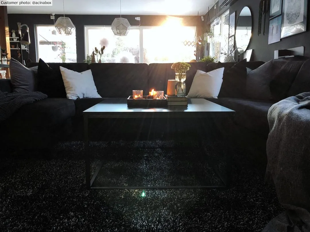 Tapis à poils longs - Cosy (anthracite)