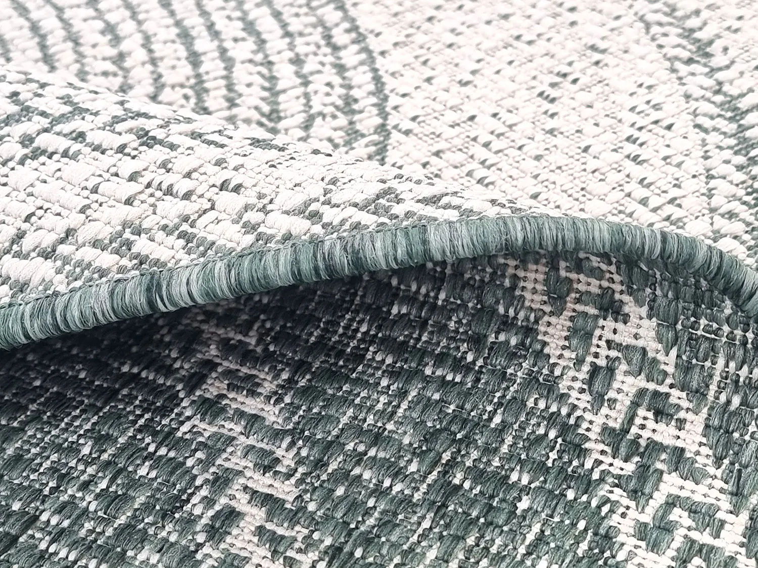 Tapis rond - Indoor/Outdoor Angus (vert)