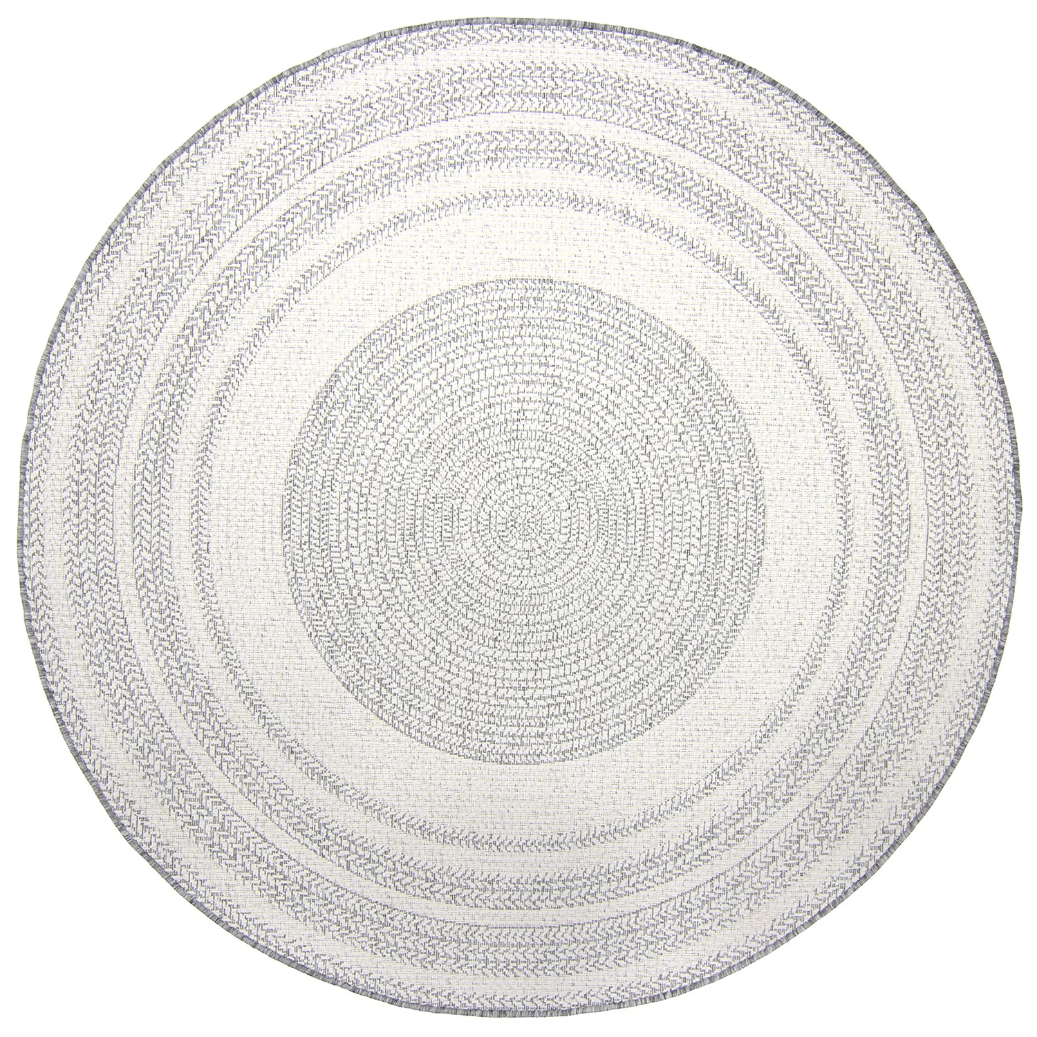 Tapis rond - Indoor/Outdoor Angus (gris)