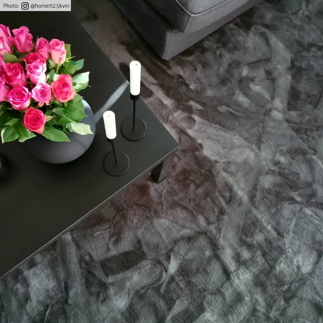 Tapis à poils longs - Aranga Super Soft Fur (anthracite)