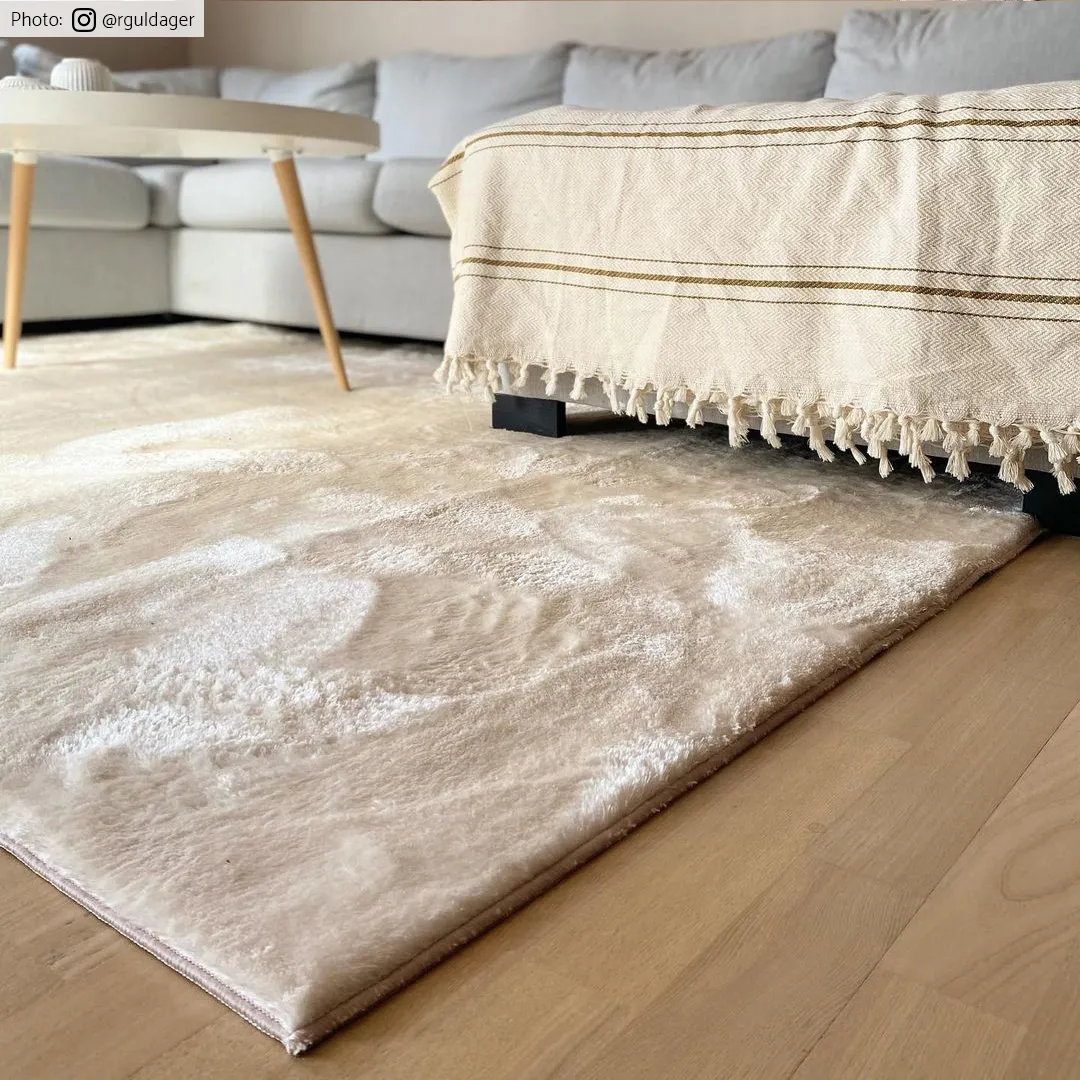 Tapis moelleux - Aranga Super Soft Fur (beige)