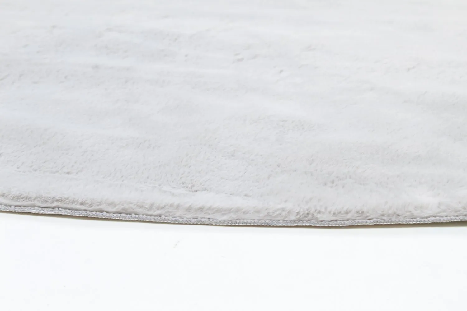 Tapis ronds - Aranga Super Soft Fur (gris)