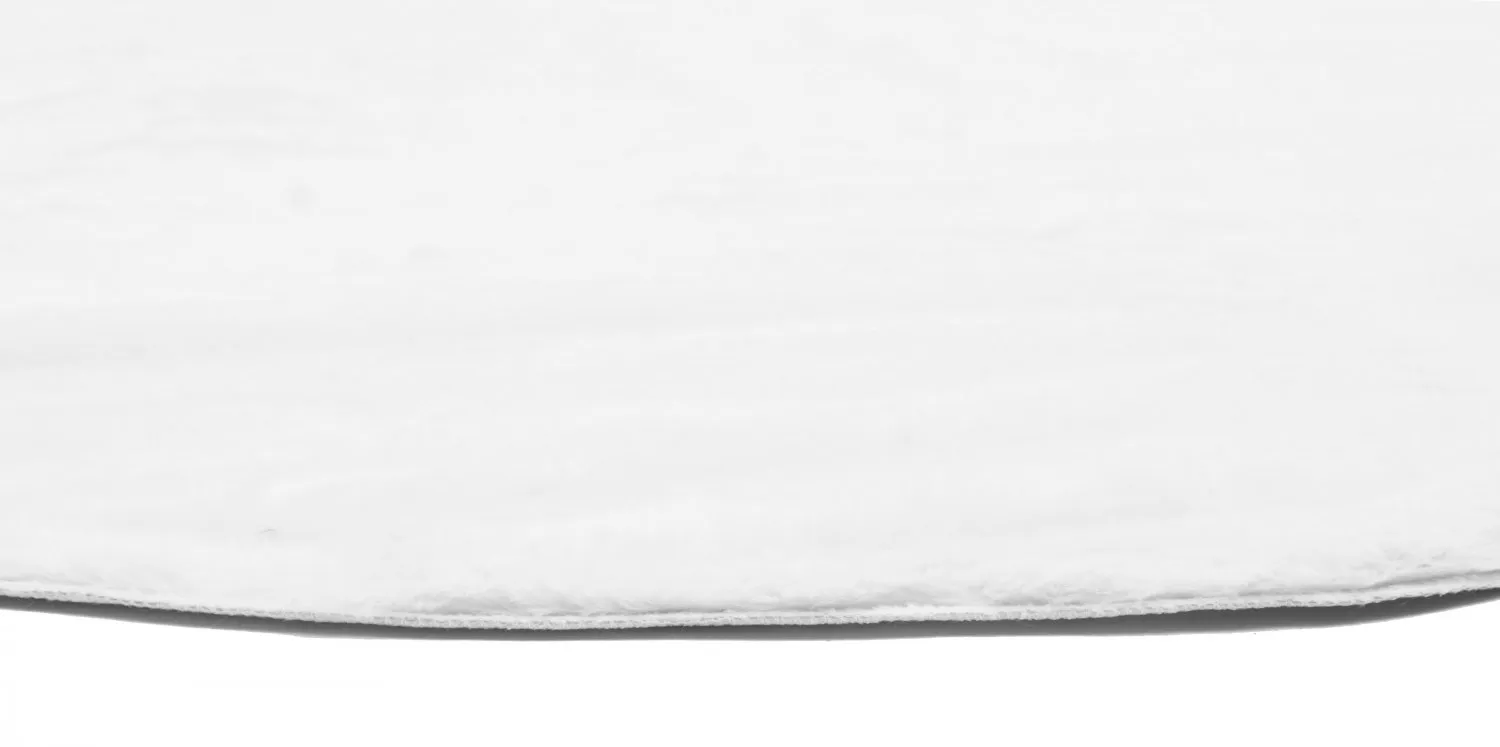 Tapis ronds - Aranga Super Soft Fur (blanc)