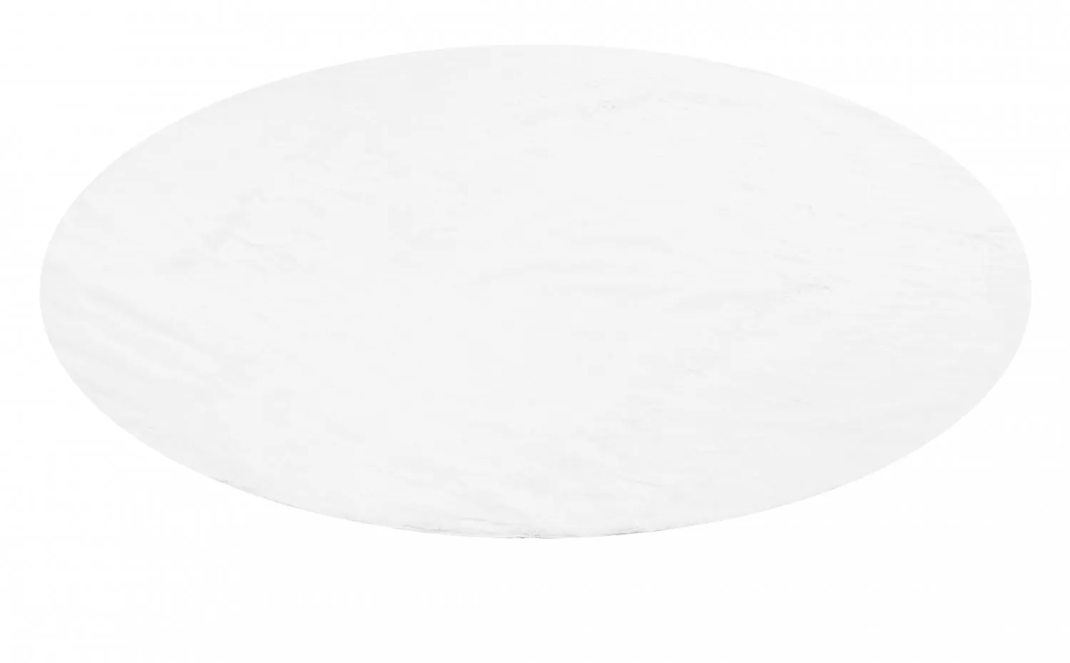 Tapis ronds - Aranga Super Soft Fur (blanc)