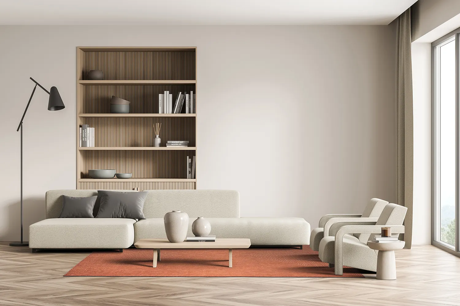 Tapis d'intérieur et d'extérieur - Arlo (orange)