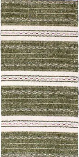 Tapis en plastique et fil - Horredsmattan Asta Mix (vert olive)