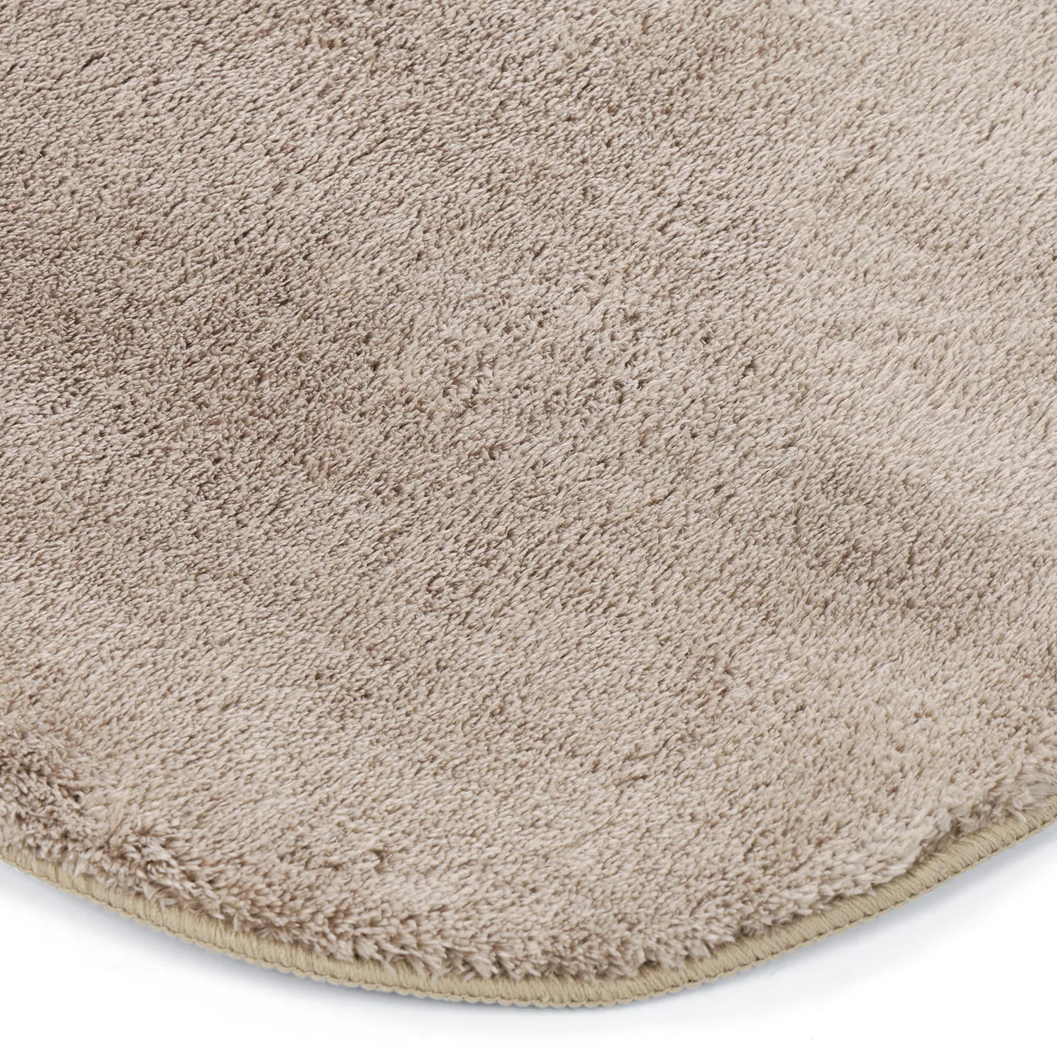 Tapis Shaggy Ondulé Asymétrique - Aranga Super Soft Fur (marron)