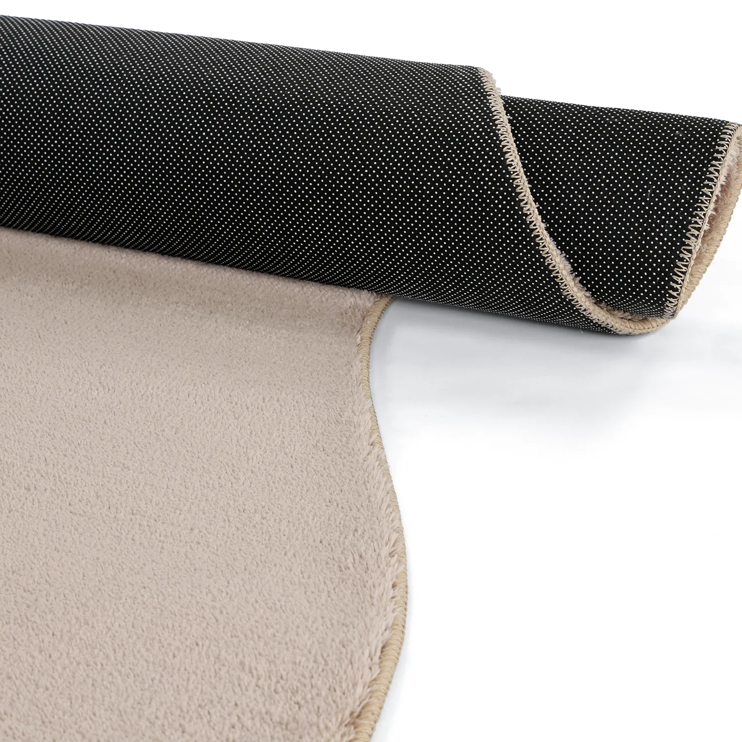 Tapis Shaggy Ondulé Asymétrique - Aranga Super Soft Fur (marron)