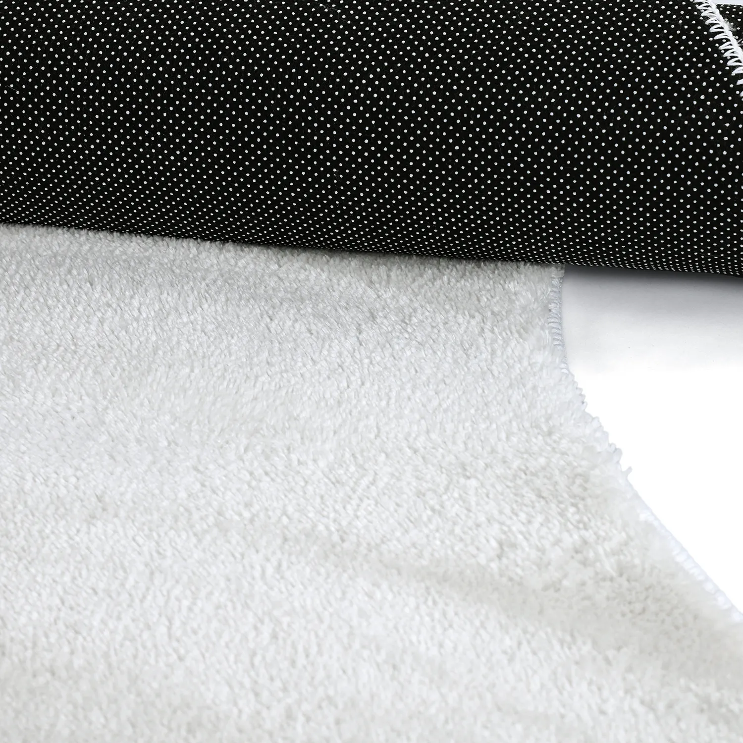 Tapis Shaggy Ondulé Asymétrique - Aranga Super Soft Fur (blanc)