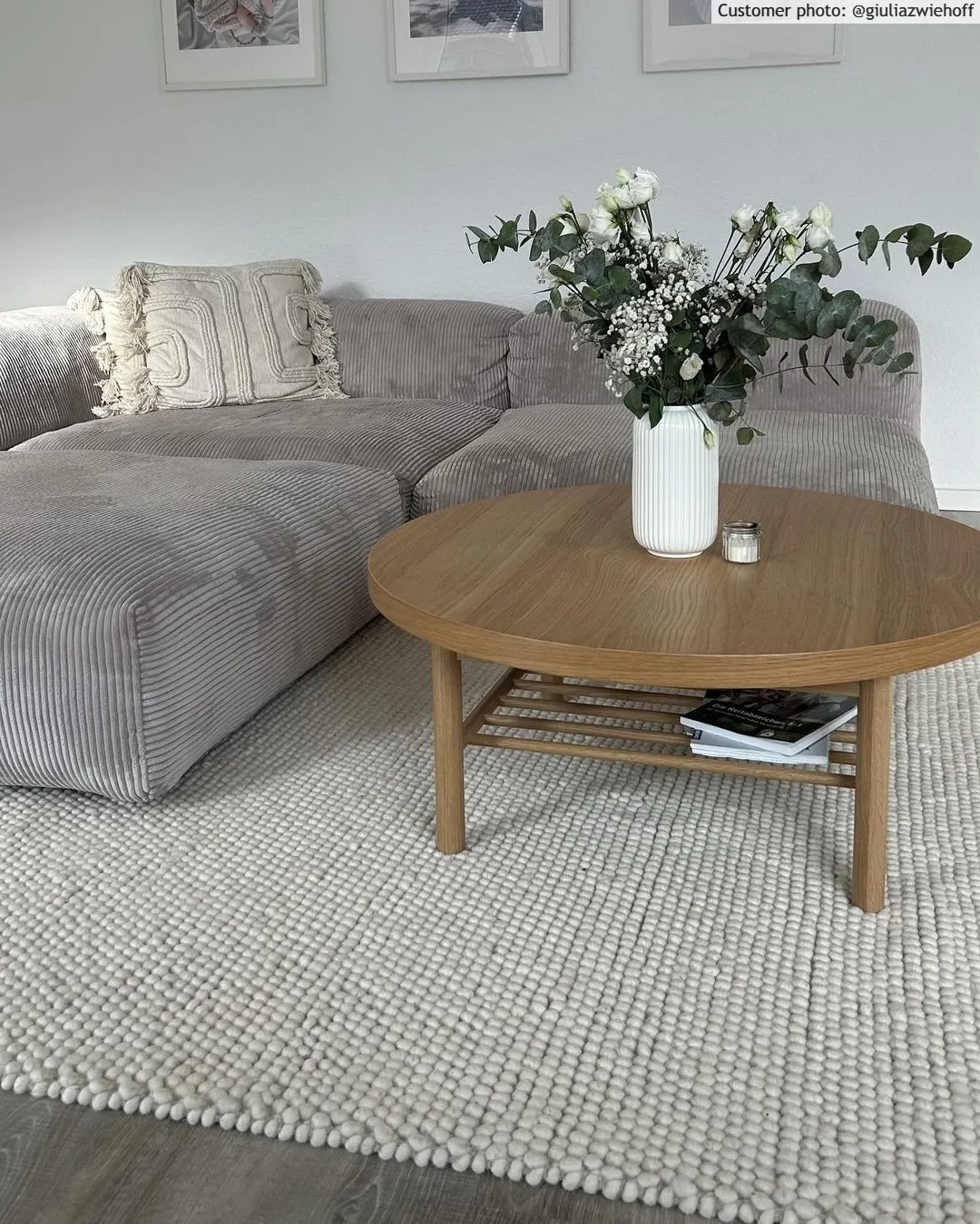 Tapis en laine - Avafors Wool Bubble (beige)