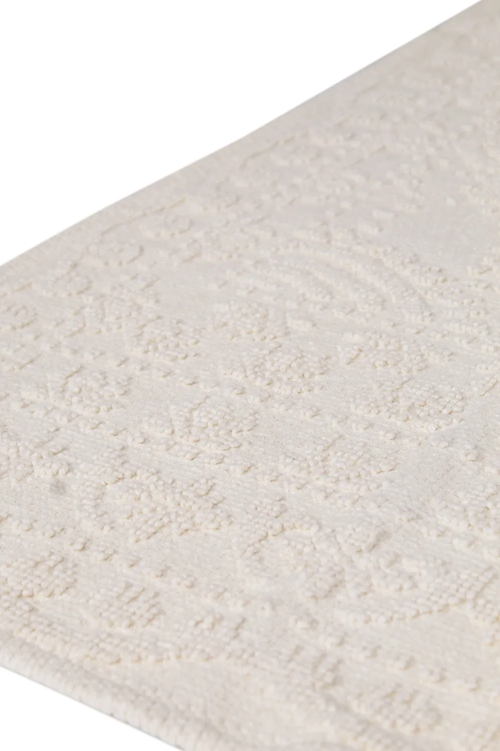 Tapis de salle de bain - Bella (blanc cassé)